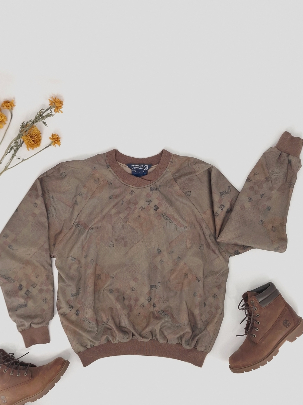 ✨Vintage 90s Sunderland of Scotland Weatherbeater Pullover Camo - Size L✨